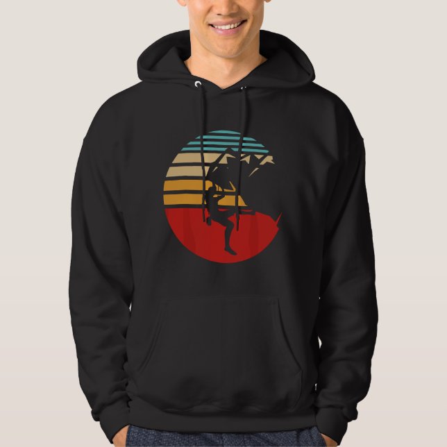 Felsenkletterer Hobbykletterer Klettern Hoodie (Vorderseite)
