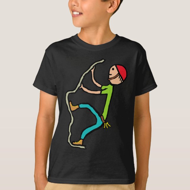 Felsenklettern _8  T-Shirt (Vorderseite)