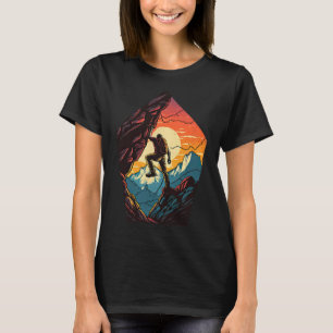 Felsenklettern Berg Indoor Outdoor Bouldering R T-Shirt