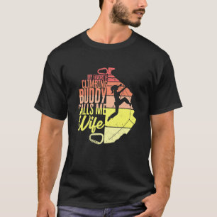 Felsenklettern Bergsteiger Bouldern Mein Favorit C T-Shirt