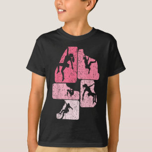 Felsenklettern Kletterer Bouldern Boulder Frauen M T-Shirt