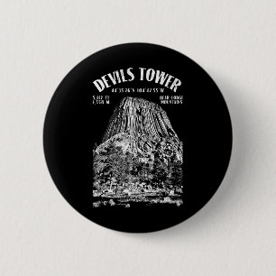 Felsenklettern Kletterer Devils Tower Bear Lodge K Button