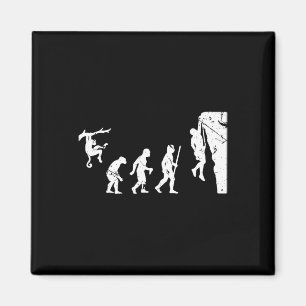 Felsenklettern Kletterer Evolution Bouldern Magnet