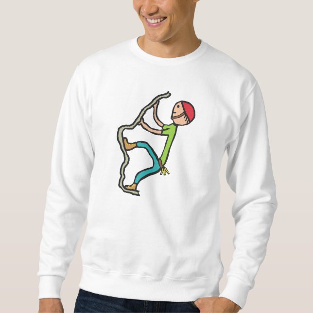 Felsenklettern Sweatshirt (Vorderseite)