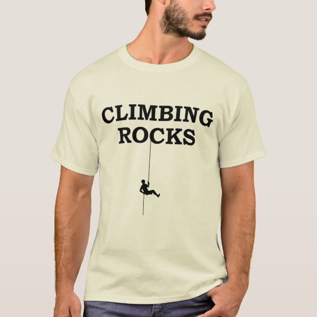 Felsenklettern T-Shirt (Vorderseite)