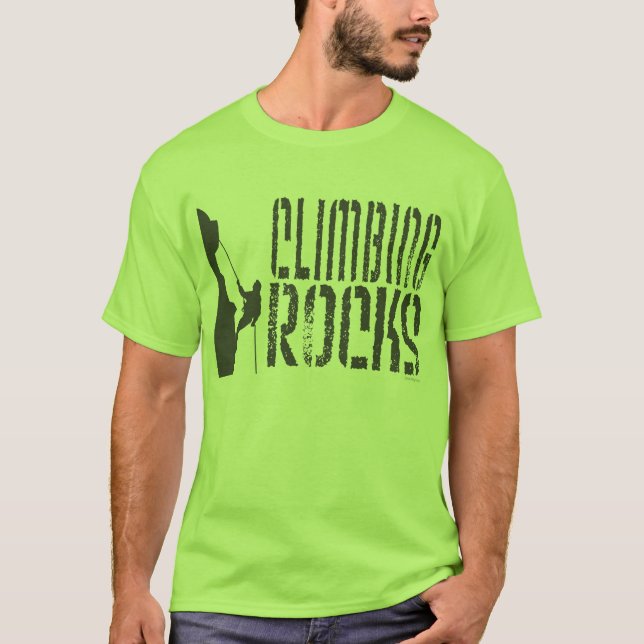 Felsenklettern T-Shirt (Vorderseite)