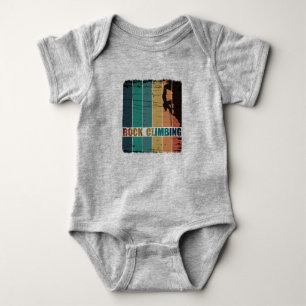 Felsenklettern Vintage-Kletterer Baby Strampler