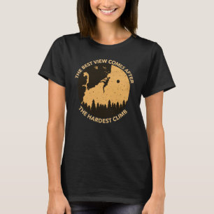 Felsenklettern Wandern Bergsteiger Männer Frauen K T-Shirt