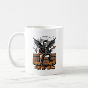 Felsenkürbisschädel Vintage Gravur Halloween-Shirt Kaffeetasse