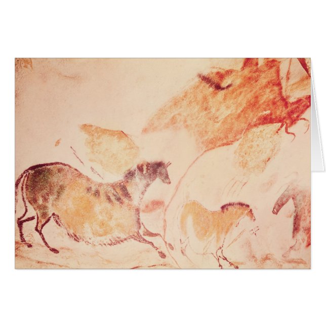 Felsenmalerei der Pferde, c.17000 BC (Vorderseite (Horizontal))