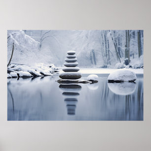 Felsenpfahlwald Ruhe Friedlich Poster