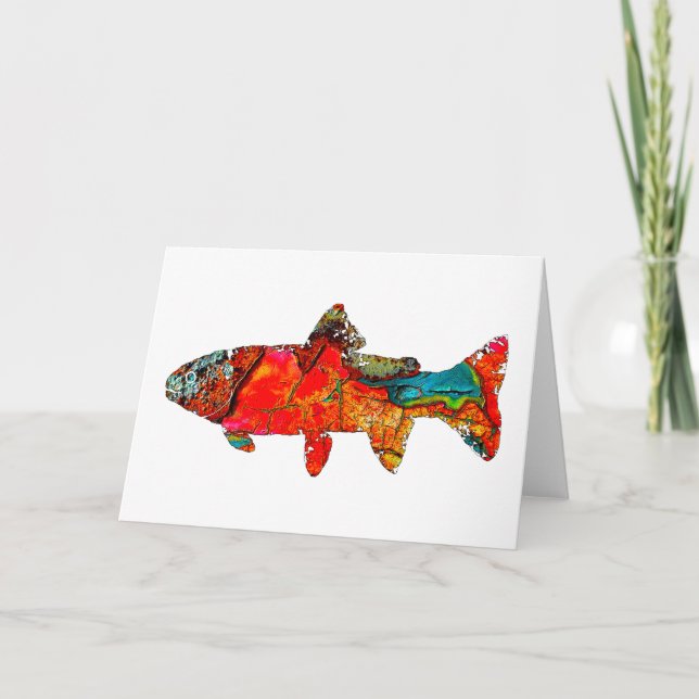 Felsforelle Karte (Vorderseite)
