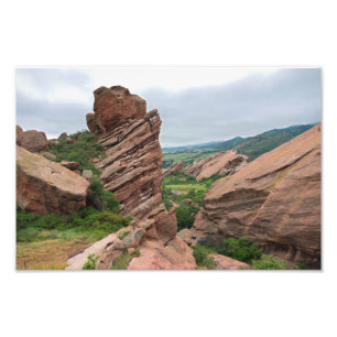 Felsformationen und -bereiche rund um Rote Felsen Fotodruck