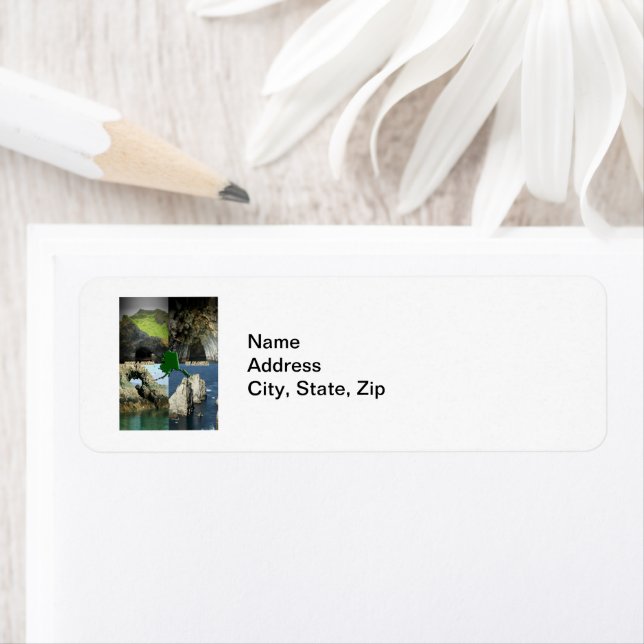 Felsformationen und Höhlen in Alaska Collage (Insitu)