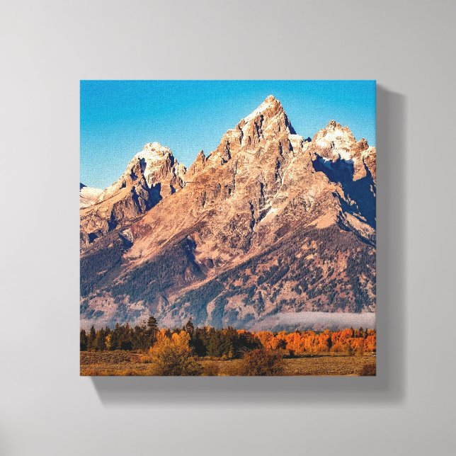 Felsgebirgsbild auf Leinwand (Vorderseite)