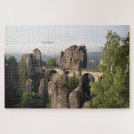 Felsige Bastei Brücke in der sächsischen Schweiz, Puzzle