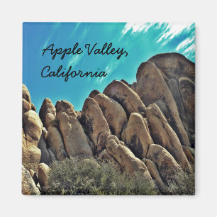 Felsige Hügel im Apple Valley, Ca. Magnet