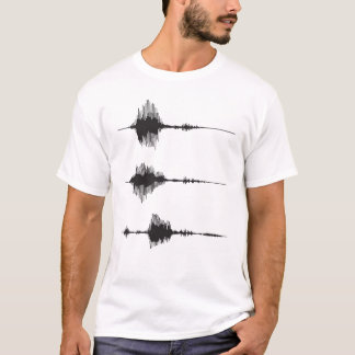 Felsiger Gebirgsrecorder Soundwaves T-Shirt