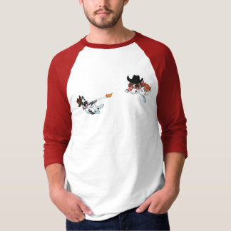 Felsiger Gebirgsshowdown - Zwerg gegen Holland-T - T-Shirt