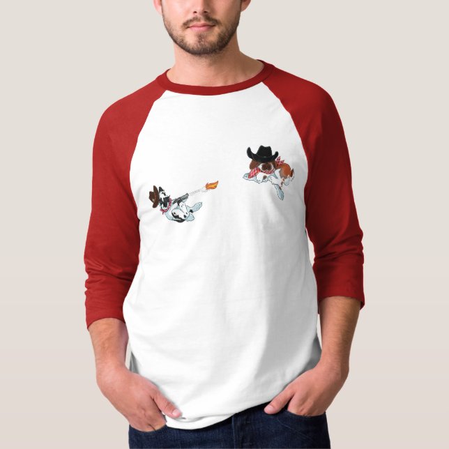 Felsiger Gebirgsshowdown - Zwerg gegen Holland-T - T-Shirt (Vorderseite)