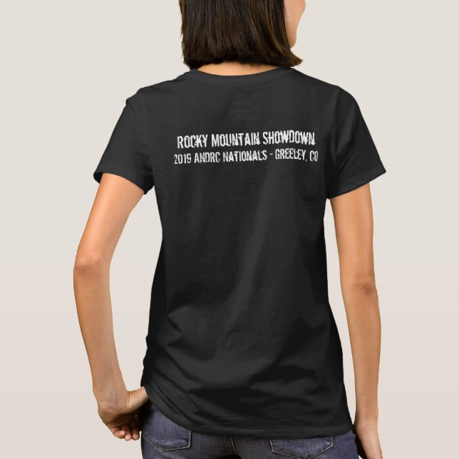 Felsiger Gebirgsshowdown - zwergartiges Shirt (Rückseite)