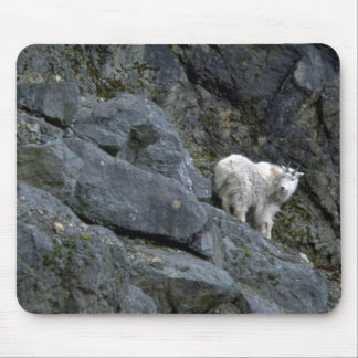 Felsiger Gebirgsziege in den Felsen Mousepad