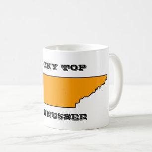 Felsiges Spitzentennessee Tasse