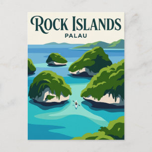 Felsinseln Palau Postkarte