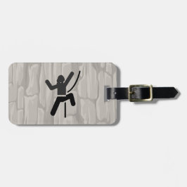 Felskletterdesign Gepäckanhänger