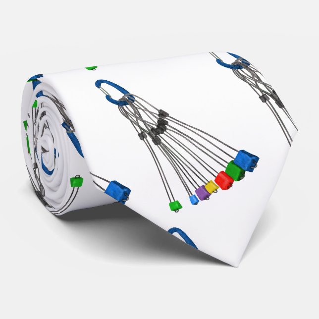 Felskletterketten Naturschutzschuhe und Krabben Krawatte (Gerollt)