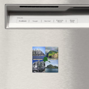 Felslandschaften von Alaska Collage Magnet