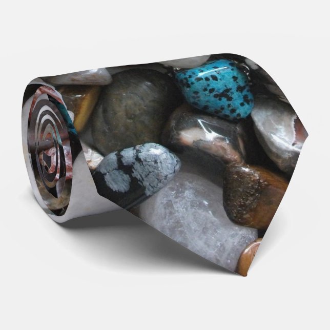 Felsliebhaber, Gesteinsgestein, Mineralstoffe Krawatte (Gerollt)