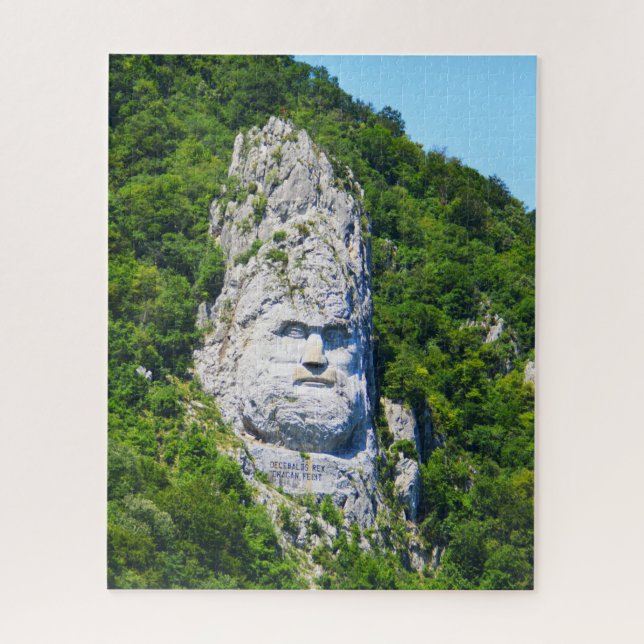 Felsskulptur in Rumänien Puzzle (Vertikal)