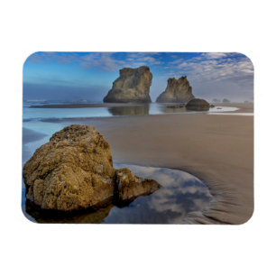 Felsstapel am Bandon Beach in Bandon, Oregon 2 Magnet