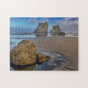 Felsstapel am Bandon Beach in Bandon, Oregon 2 Puzzle