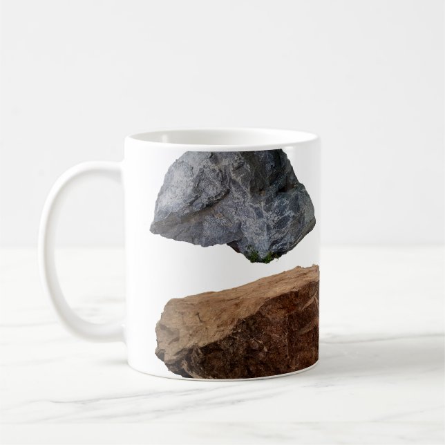 Felsstein aus Granit Kaffeetasse (Links)