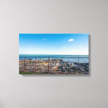 Felsstrand in Irland (Greystones)