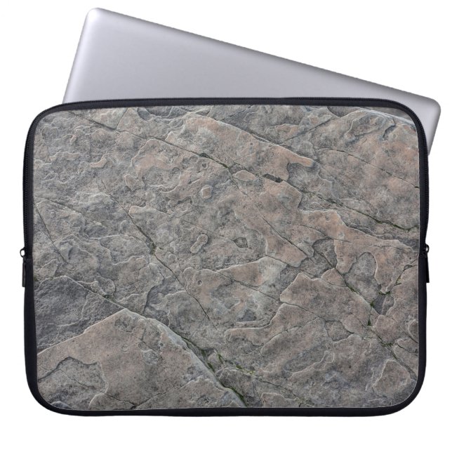 Felsstruktur Laptopschutzhülle (Vorderseite)