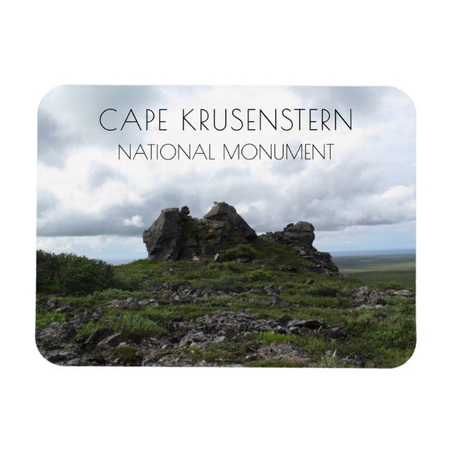 Felsvorsprung, Kap Krusenstern, Alaska Magnet (Horizontal)