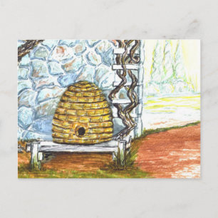 Felswand mit Schläge Postkarte