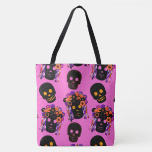 Felt Look Skulpturen auf rosa Halloween Leckerei T