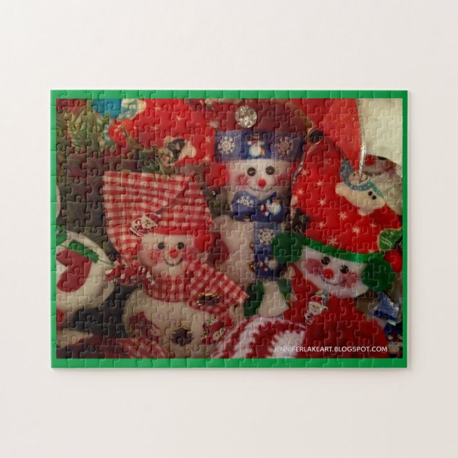 Felt Ornaments Puzzle (Horizontal)