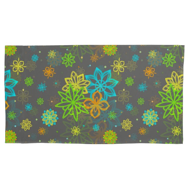 Felt Tip Blume - Emmy Pattern Pillowcase Kissenbezug (Vorderseite)