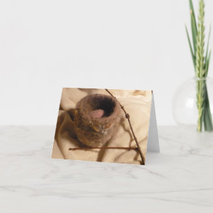 Felted Nest II Karte