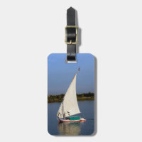 Felucca segelt entlang des Nils - Assuan, Ägypten