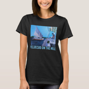 Feluccas auf dem Nil Gemälde von Alfred Fox T-Shirt