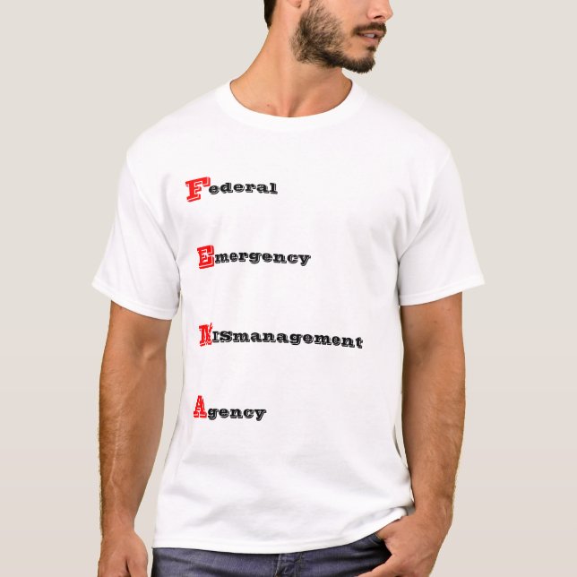 Fema-Misswirtschaft T-Shirt (Vorderseite)