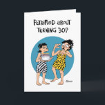 Female 30th Birthday Karte<br><div class="desc">Funny 30th Birthday Greeting Card for woman turning 30 years old</div>