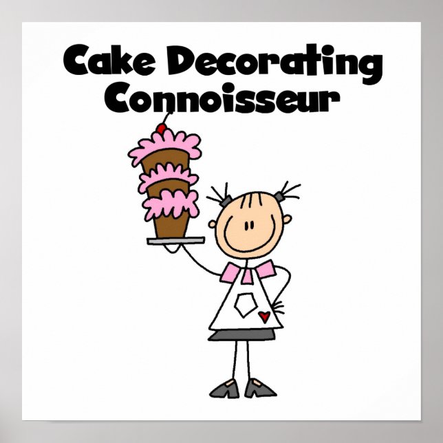 Female Cake Decorating Connoisseur Poster (Vorne)