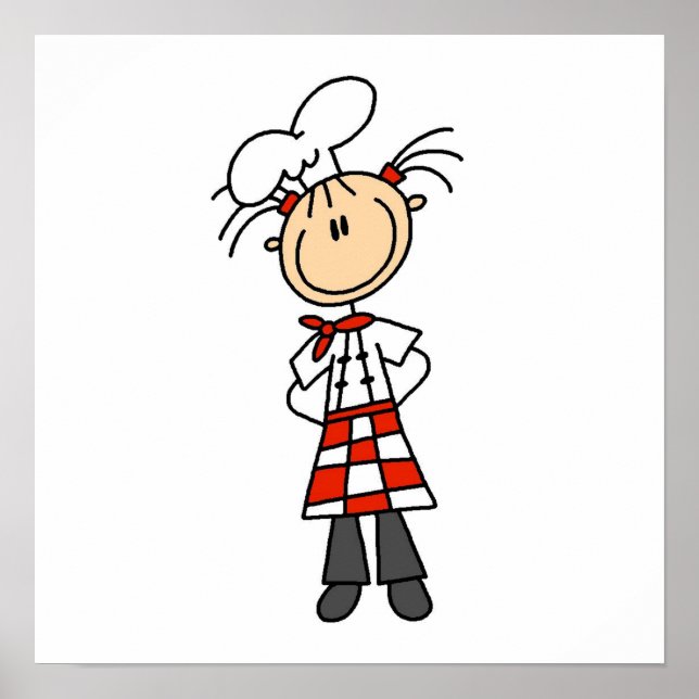 Female Chef Poster (Vorne)